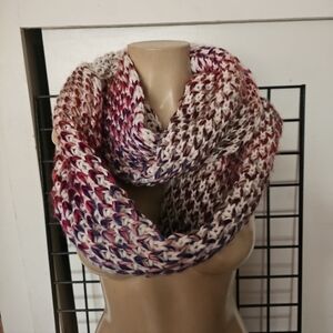 Multicolor Knit Infinity Scarf